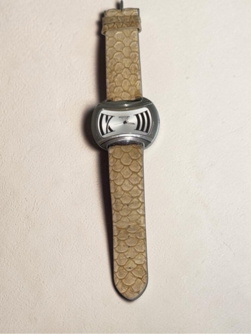 Tan Leather Strap Watch